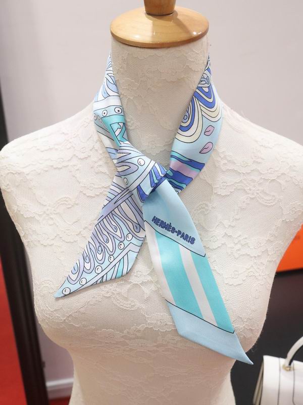 Hermes silk ribbon 5X86cm E050977